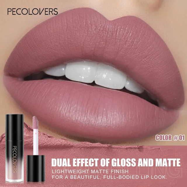 Multiple Colors Matte Velvet Lip Gloss, Waterproof Long-lasting Non-stick Cup,smooth Lipstick To Apply High Color Rendering