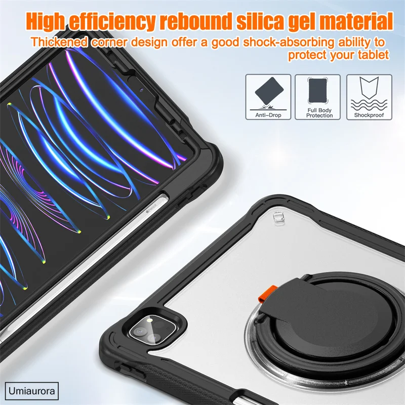 Poetic TurtleSkin Heavy Duty IPad Pro 11 Case - Rugged Shockproof Protection For 2020 & 2018 Models (Navy Blue)