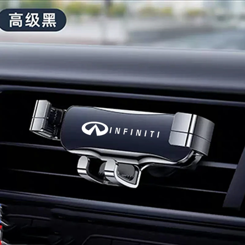 For Infiniti Car Accessories Metal Phone Holder Car Navigation Mobile Phor for Car Accessories Interior Car Holder