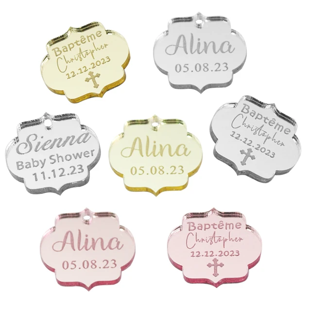 100/120 pezzi, etichette personalizzate per matrimoni, etichette, etichette  bomboniere, personalizzate, compleanno, battesimo, etichette rotonde per  foto - AliExpress