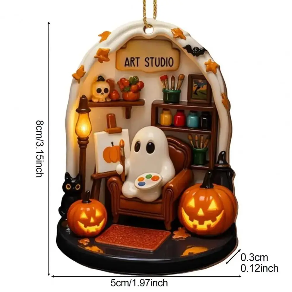 Acrylic Halloween Ghost Pendant Decorations