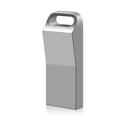 High - Speed USB Flash Drive - Multiple Storage Capacities - 64 GB (Silver)