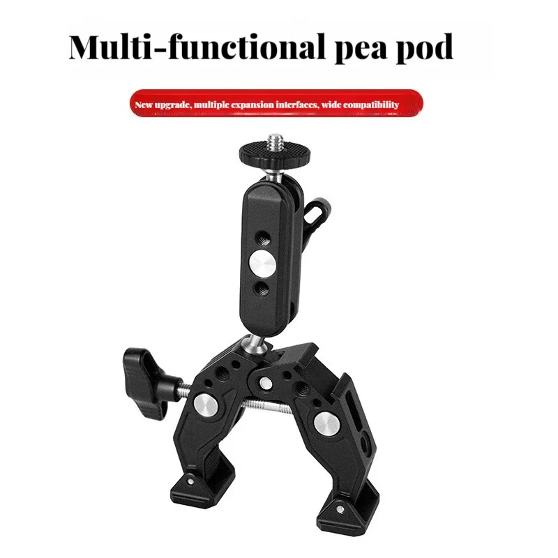 Super Clamp Camera Clamp Mount Monitor 360 ° Ballhead Magic Arm Adapter With1/4 "-20 3/8" Per Canon Nikon Dslr Camera/Gopro/Lights