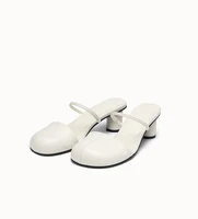 Summer Cover Toe Women Mules Slippers Elegant Slip On Singbacks Slides Ladies Outdoor Street Style Sandalias