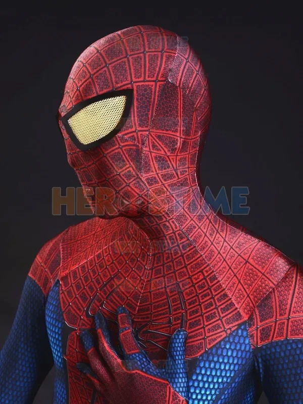 

Amazing Spiderman Cosplay Superhero Spandex 3D Printed Outfits TASM 1 Spiderman Halloween Costume Bodysuit Costume Zentai Suits