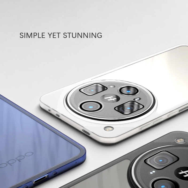 Luxury Coque Soft Silicone Acrylic Glass Lens Phone Case Back Cover