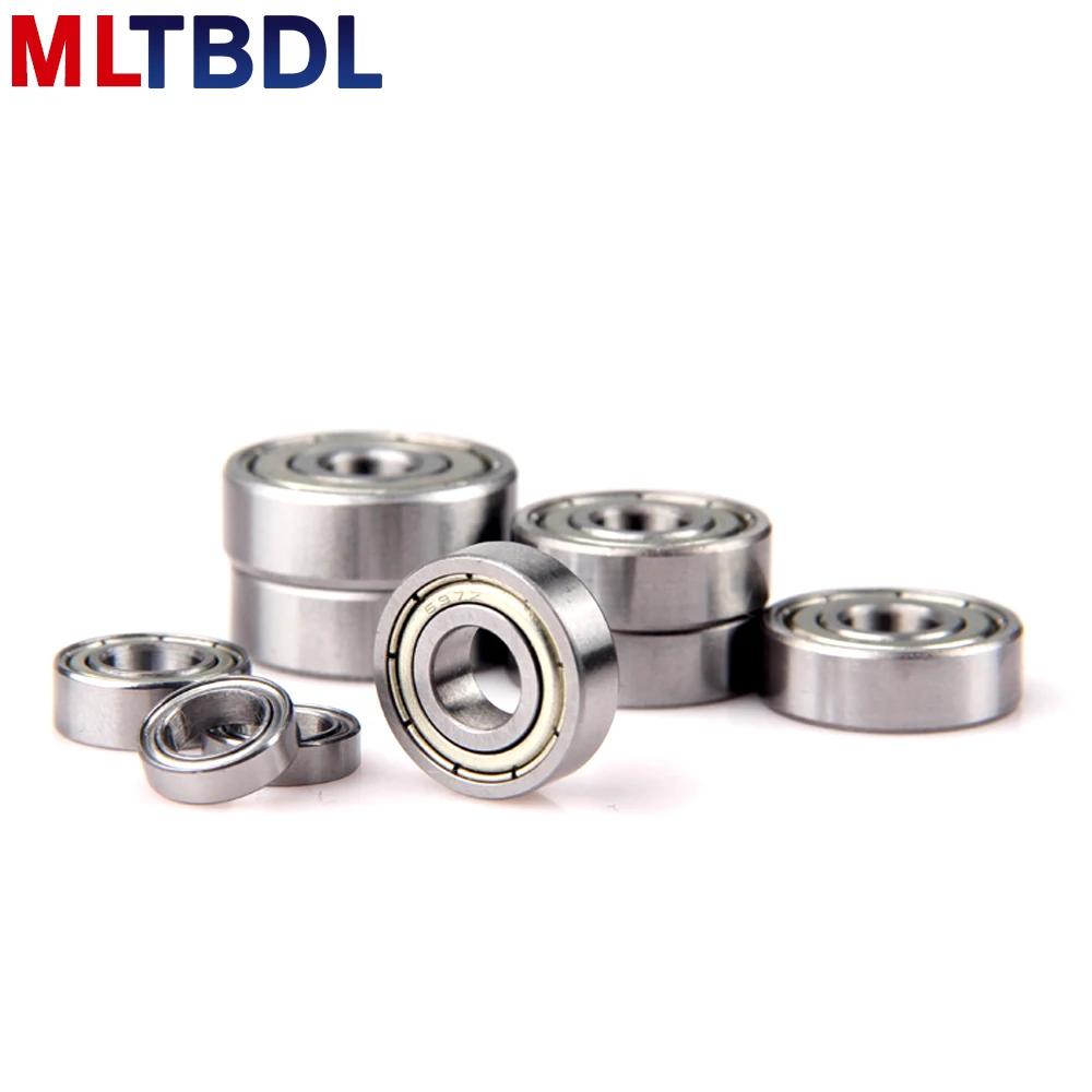 MR Series MR52ZZ MR63ZZ MR85ZZ MR95ZZ MR128ZZ MR137ZZ Bearing Metal Shielded Ball Bearings 10pcs/lot ball bearings miniature bearings mini ball bearing
