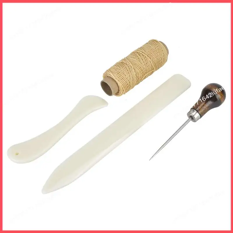 B52C DIY 공예 프로젝트 및 수리를 위한 프리미엄 가죽 핸드 스티칭 바늘 세트 바느질 키트