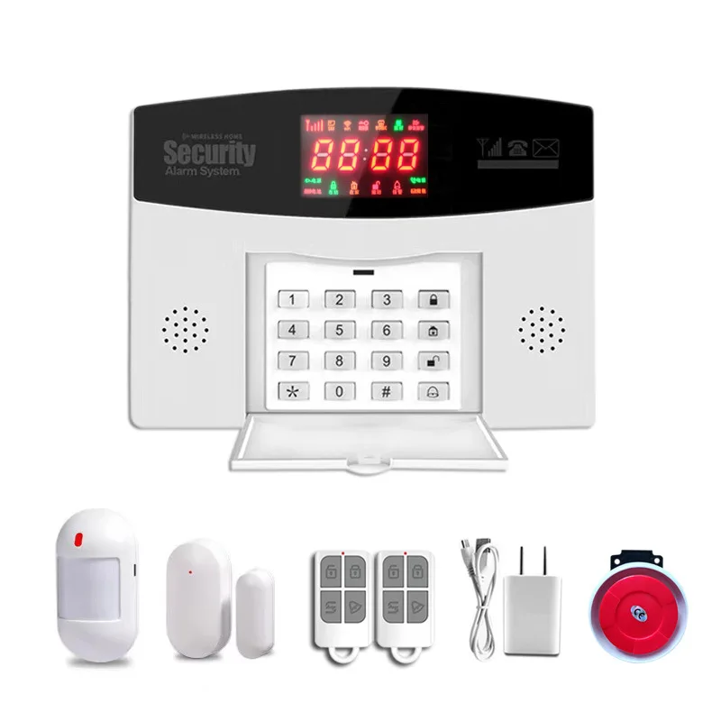 Gsm Burglar Alarm Home Infrared Sensor App Remote Control