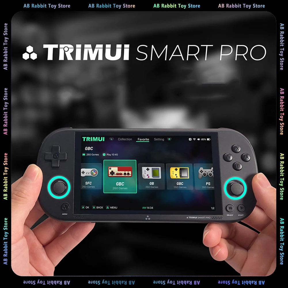 

4,96 дюймов Trimui Smart Pro 720P HD портативная игровая консоль Ретро аркадная машина для отдыха игровой плеер с IPS экраном подарки детям