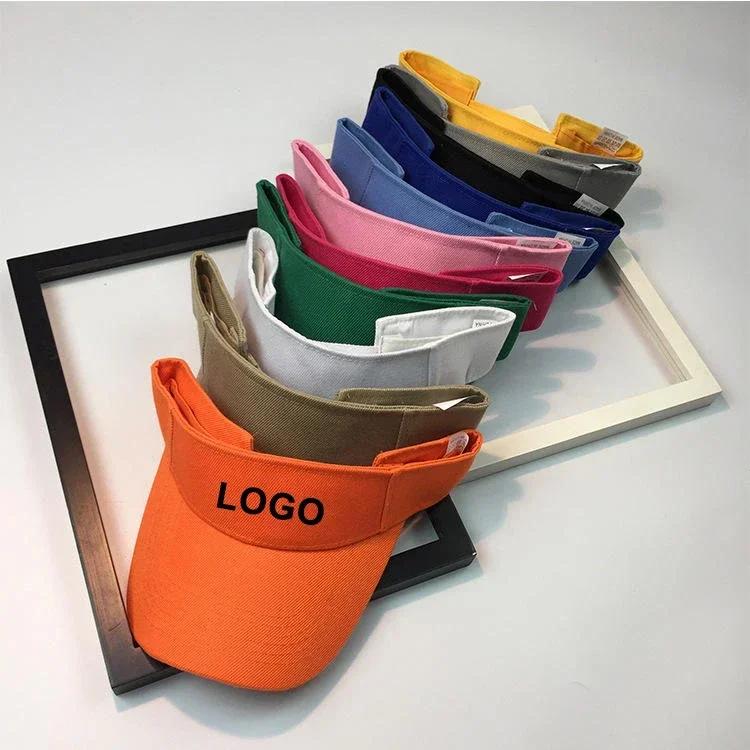 Men Women Summer Sun Visor Cap Sports Golf Cap Print Text Team Hats Unisex Adjustable Sunshade Hat Visor Gorras