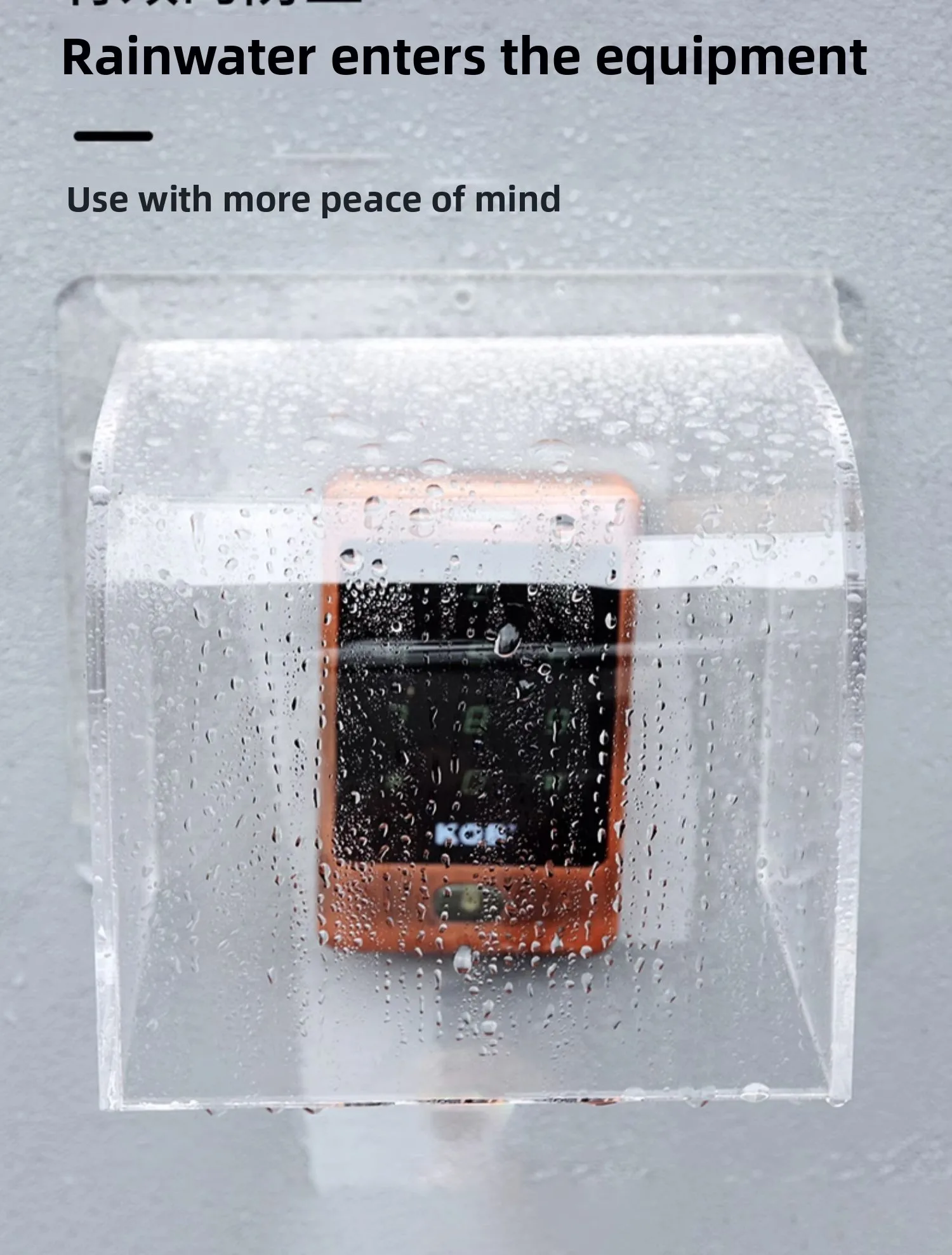 access control waterproof cover outdoor doorbell face attendance fingerprint rai