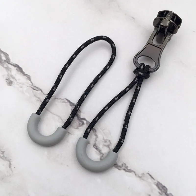 Zipper head U-shaped Cord Zipper Pull Strap 10pcs/pack multiple colour Outdoor accessories