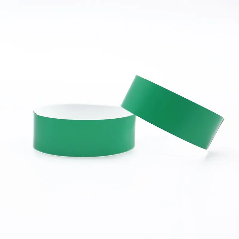 100pcs Party Paper Bracelet Synthetic Paper Plastic Wristbands Sticky Wristband Print VIP Pattern Paper Card Party Wristbands