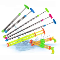 Outdoor Fun Summer Pulling type Water Cannon Stainless Steel Swim Sprayer Toy For Kids Children Beach Water Guns Water Shooter 1