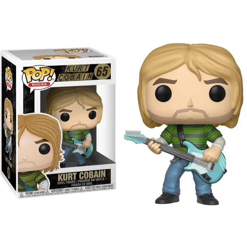 thumbnail image 1 of Rock-bottom Price Funko  Star  KURT COBAIN 64# 65# 66# 67# Vinyl Figures Collection l Toy For Frid Birday Gifts, 1 of 5