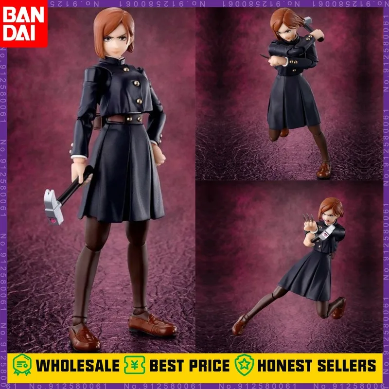 

Bandai Original SHFiguarts Jujutsu Kaisen Kugisaki Nobara Anime Figure SHF Series Genuine Collection Model Toys Action Figurine