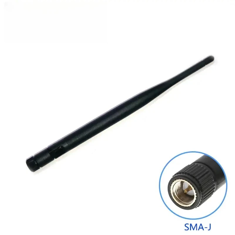 2.4GHz / 5.8GHz 전방향 고무덕 안테나, 접이식, 6dBi 고이득, SMA 남성/여성 커넥터, 라우터 및 감시 장치용