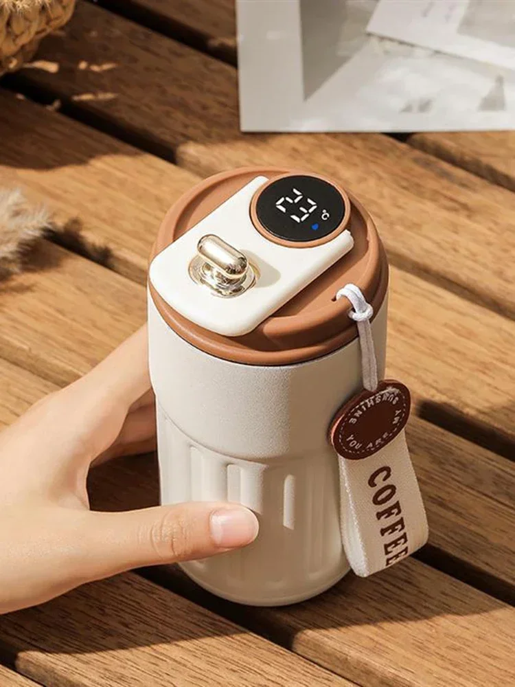 LED Display Smart Thermos Bottle