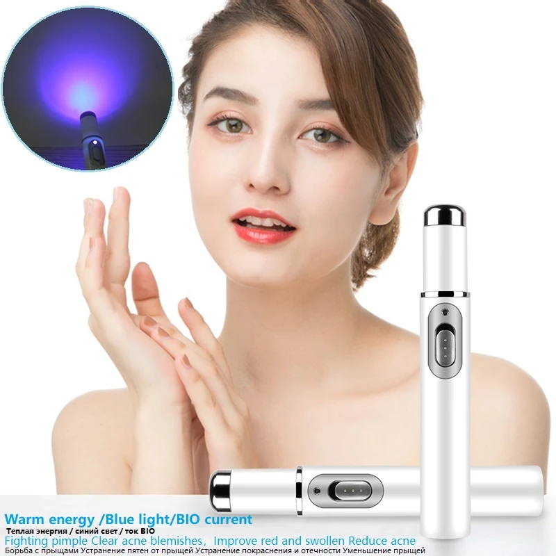 Acne Laser Pen Portable Wrinkle Removal Machine Durable Soft Scar