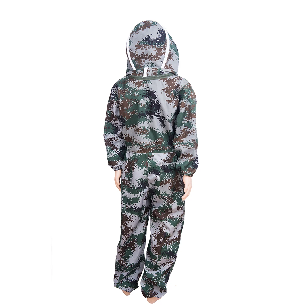 1 set Beekeeping Suit Beekeepe Clothing Beehive Equipment Camouflage Breathable Anti Bee Coverall Professional Apiculture Toolso Beekeeping Suit Beekeeping Clothing