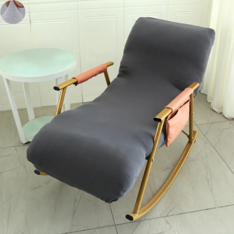 Universal Rocking Chair Recliner Cover Elastic All-inclusive  Seat Cover Living Room Anti-Dust Chair Cover Washable 2