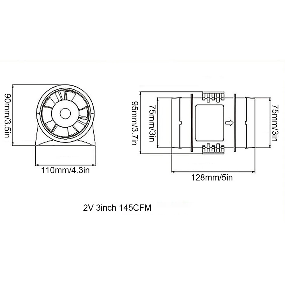Exhaust Fans 12V 3inch 45CFM Air Pipe Fan For Boat RV Yacht Kitchen Vent Exhaust Fans Marine Accessories Home Improvement 11 Sed7c71d1184d4ff18876e11a6ed92d2ak Exhaust Fans 12V 3inch 45CFM Air Pipe Fan For Boat RV Yacht Kitchen Vent Exhaust Fans Marine Accessories Home Improvement