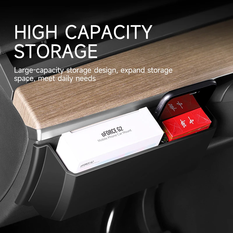 For Tesla Model 3 Model Y center console storage box storage modified car Dashboard Mini Convenience
