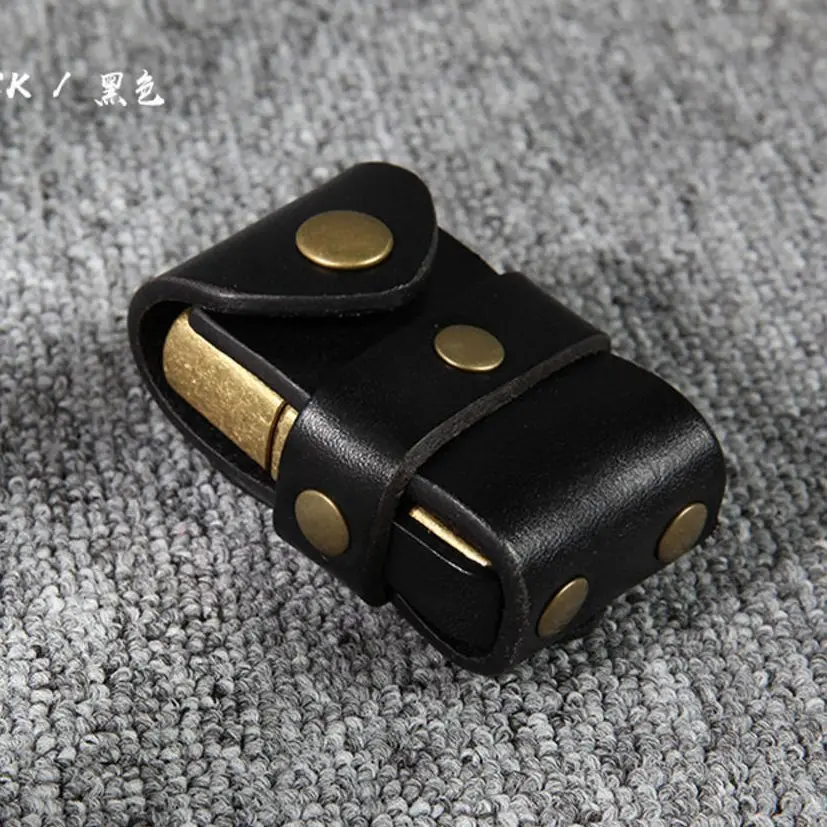 Portable Waist Lighter Leather Case Box Ordinary Lighter Protective Cover For ZORRO ZIPPO