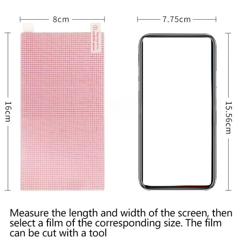 3Pcs For 5-10 Inch General Screen Protector Smart Phone/Tablet/GPS - HD Clear Anti-Scratch Universal Protective Film - 3