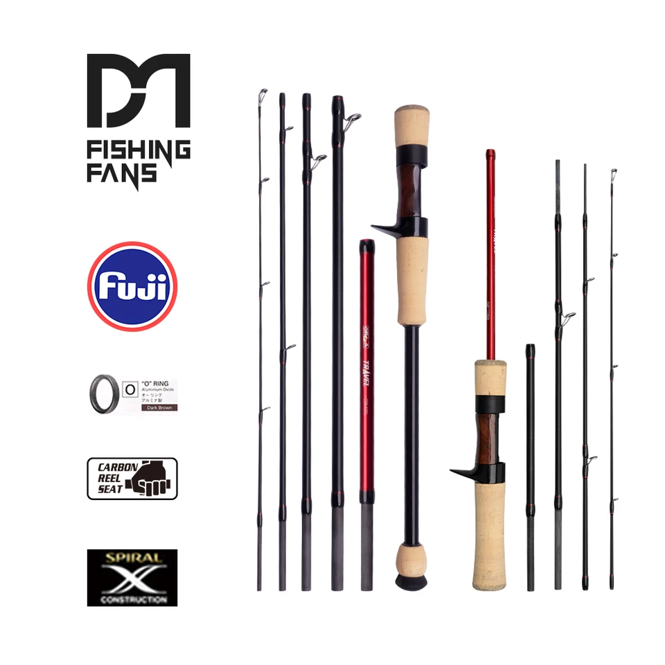 Fishingfans-トラベルフィッシングロッド,富士oガイド,高炭素コルク