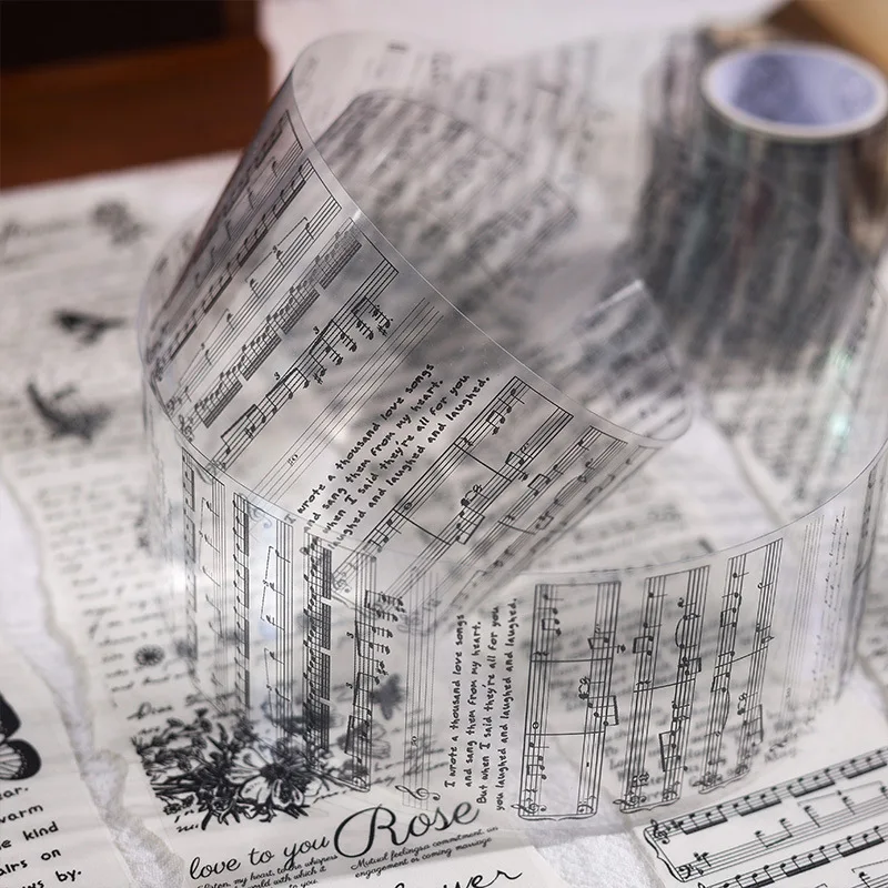 PET 5cm×6m Dream 海外マスキングテープ 1861 OKMT新七天 PETテープ マスキングテープ【5m】コラージュ素材