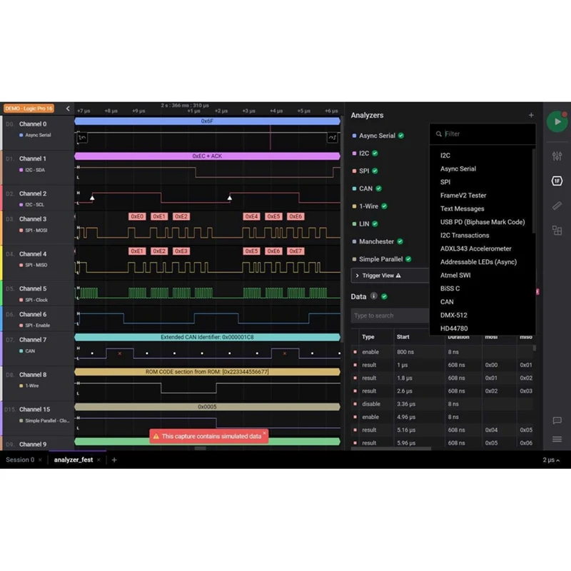 Logic USB Logic Analyzer For Official Version Sample Rate 100M 16 Channels Instruments 6