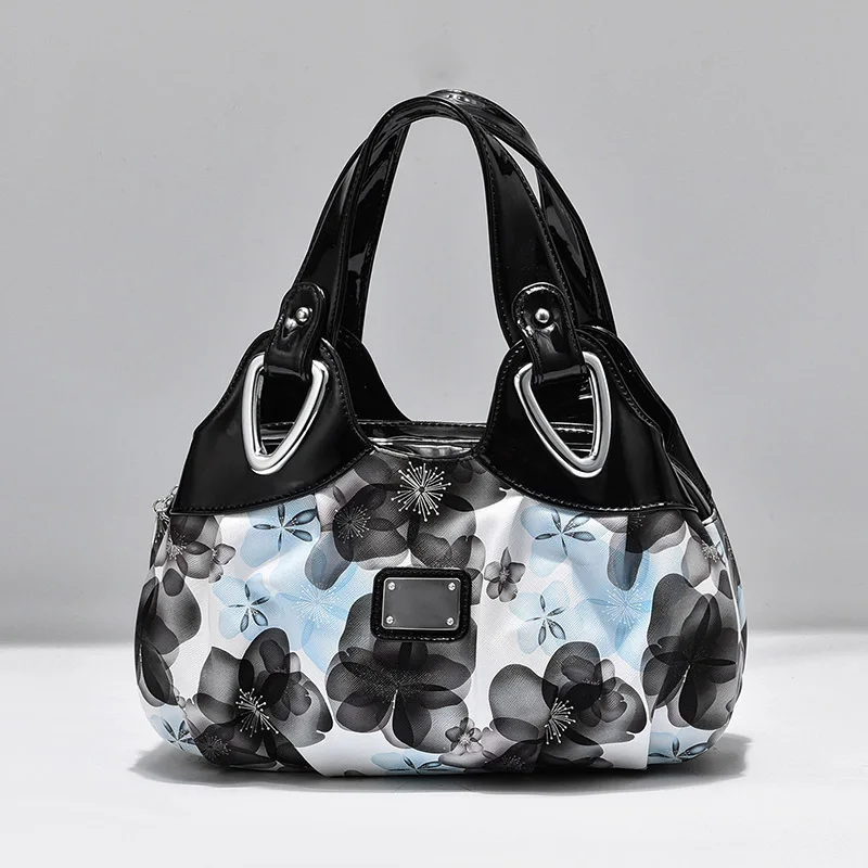 2022 Fashion Women Shoulder Bags Printed Flowers Ladies Messenger Bag Designer Luxury Brand High Quality Leather Ladies Handbag 