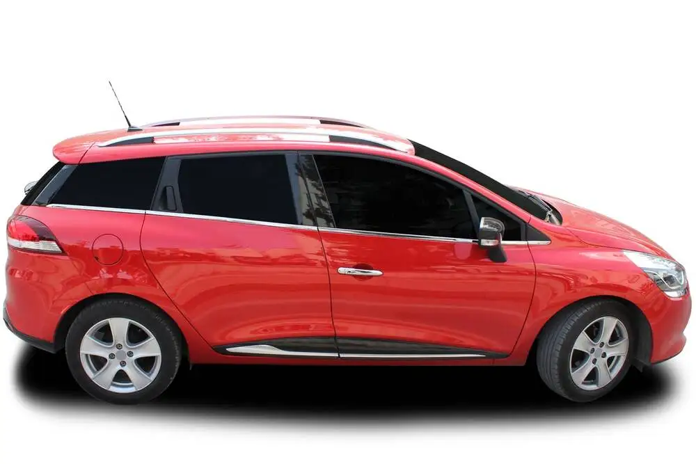 

Renault Clio 4 Side Door Streamers (2012 2022) -4 Pcs. -St. Steel - HB - 5D/SW