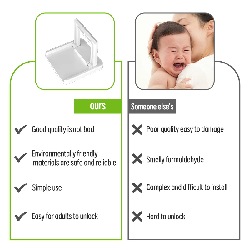 Baby Safety Slide Window Locks MIRTHBABY For Kids Patio Closet Doors Sliding Glass Door Child Lock