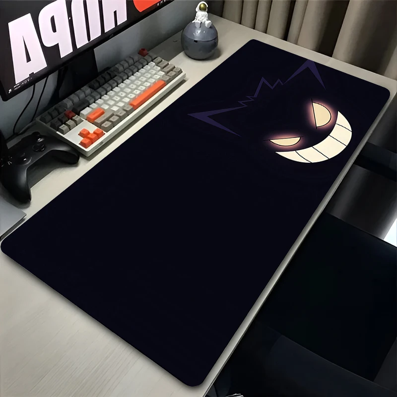 Mouse Pad Purple Japan Anime Mouse Pad PC G-pokemon G-gengar Extended Desk Mat Laptop Kawaii