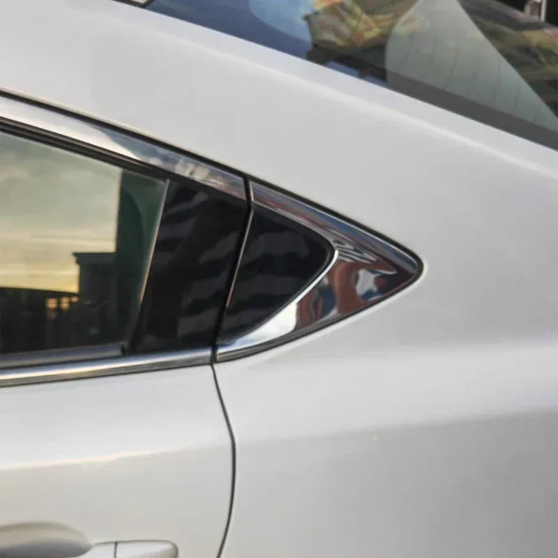 For Mazda 6 Atenza 2014 2015-Car Rear Triangle Window Trim Panel Rear Window Trim Panel Cover Exterior Decor car window trim panel