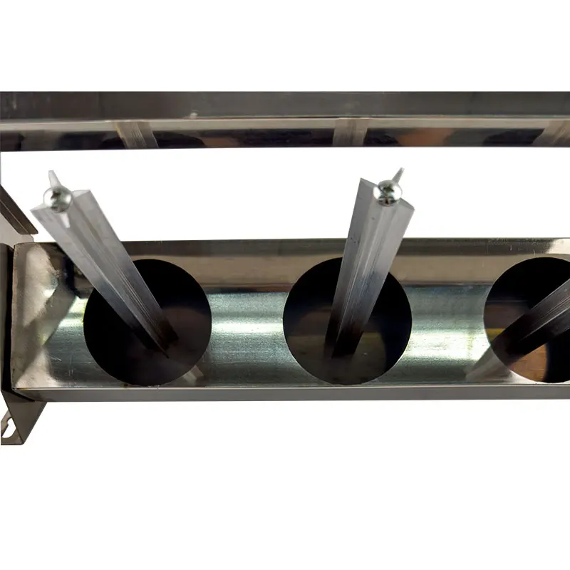 3-hole oil recovery rack Automotive maintenance residual oil waste return collector Wall mounted stainless steel rack