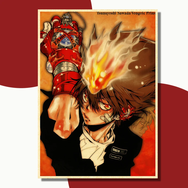 Katekyo Hitman Reborn Anime Character Poster Classic Manga Wall