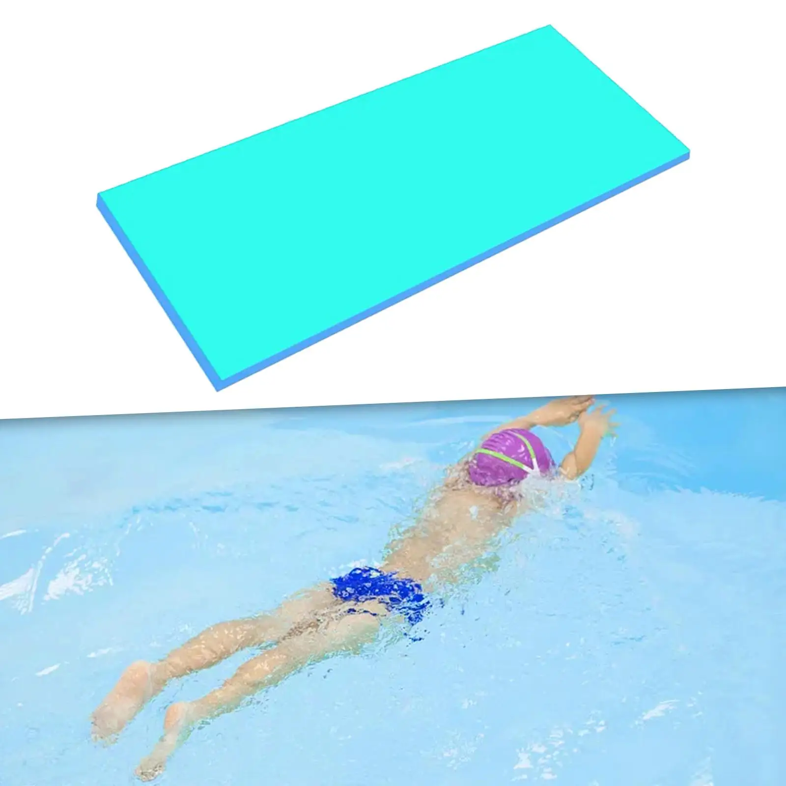 Water Float Mat Family Fun Relaxing Summer Float Blanket Durable Floating Pad Lounge Mattress for Lake River Boating Party Beach