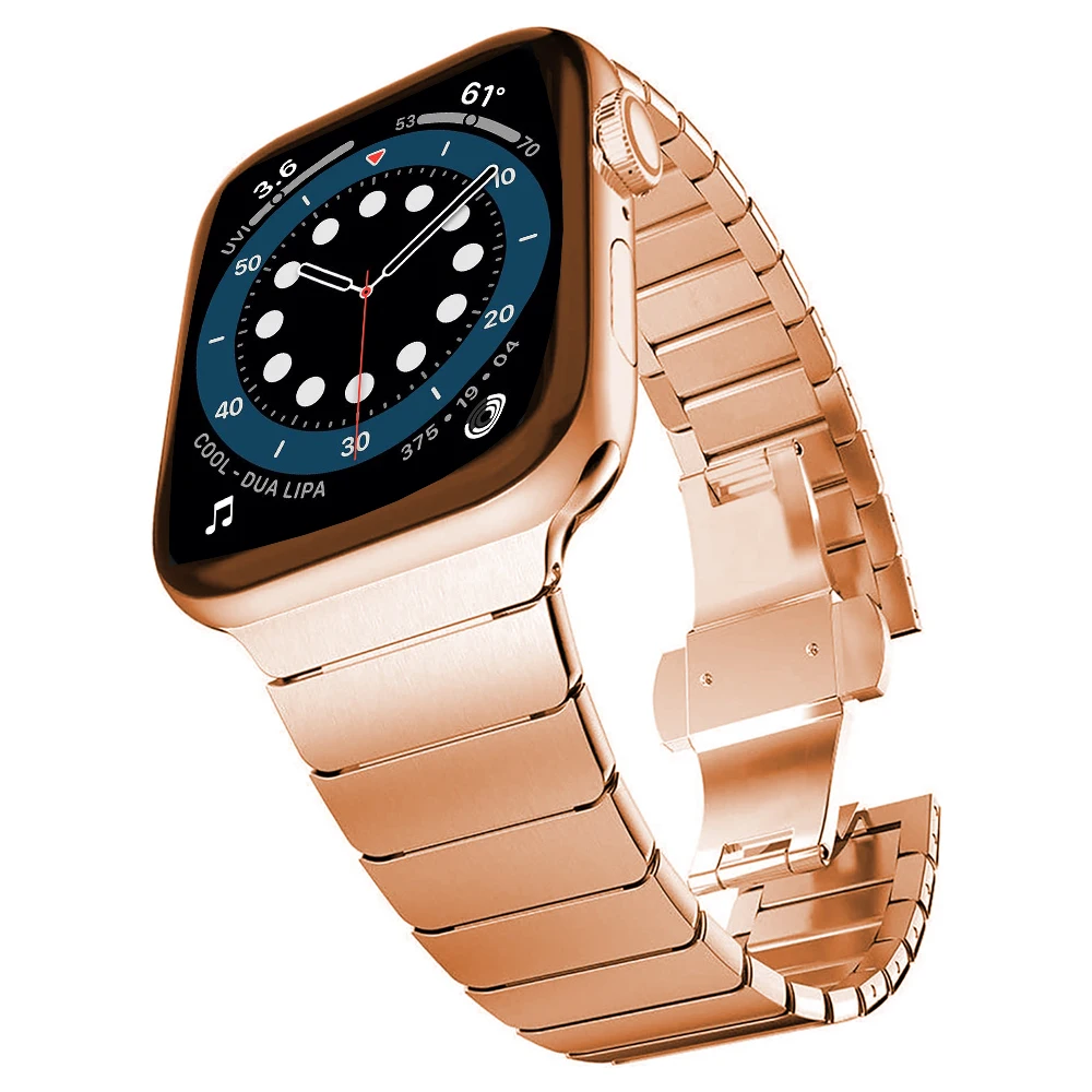 Stainless Steel Link Bracelet Metal Band