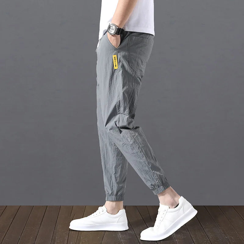 

2022 Mannen Casual Broek Lente Zomer Mode Ademende Elastische Koreaanse Sport Broek Homme Broek Kleding Regular Mens Pants