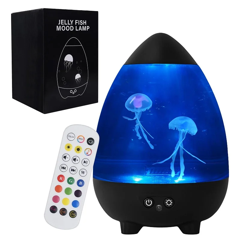 

Music remote control jellyfish light White noise USB plug in nightlight LED Creative ambiance light Children gift Holiday gift