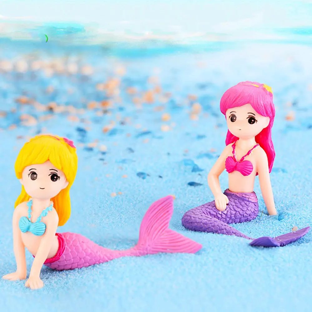 Little Mermaid Fish Tank Decorations Decor Aquarium Mermaid 1pc Aquarium Fish Aliexpress
