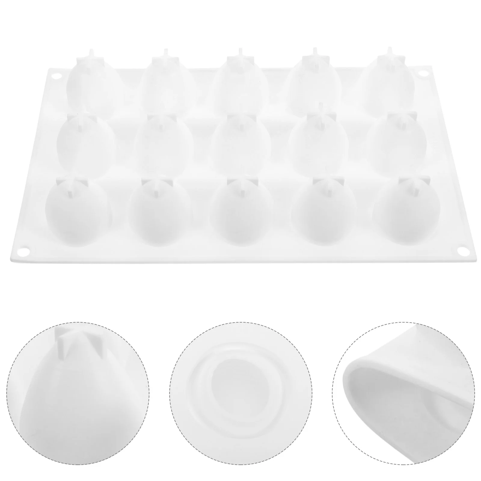 

3 D Decorations Strawberry Cake Mold Jelly Fruit Cookie Molds Silica Gel DIY Supplies