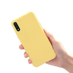 Sleek Silicone Slim Back Cover - Galaxy M02 (YELLOW)