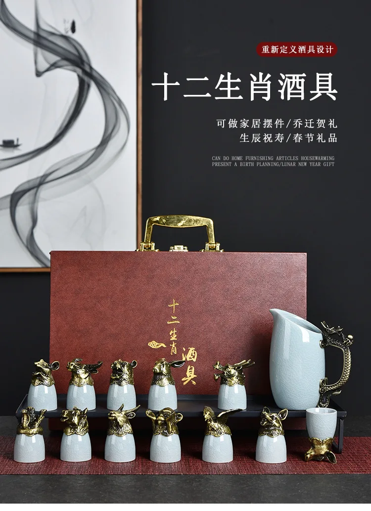 中国　青花　果実文　双耳天球瓶　合わせ箱付　M　R5232B 中国 青花 果実文 双耳天球瓶 合わせ箱付 M R5232B
