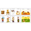 20pcs Antonyms Russian Early Educational Flashcards For Children Toddler Learning Cards Kindergarten Teacher Teaching Aids tools 2