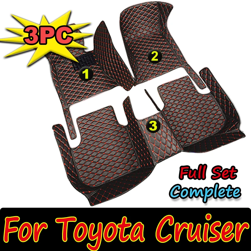 

Carpets For Toyota Land Cruiser 2020 2019 2018 2017 Car Floor Mats Styling Custom Interior Accessories Leather Waterproof Rugs